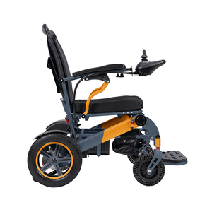 HEABENS LightWeight Auto Folding Wheelchair Brush Motor Aluminum Lightweight Electric Wheelchair With Remote Control