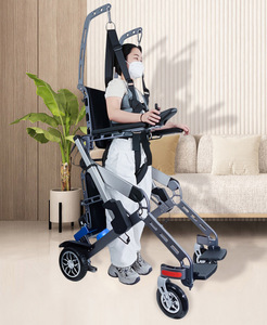 Multipurpose Standing Sitting Lithium Battery Power Wheelchair Intelligent Assisted Walking Robot Gait Training