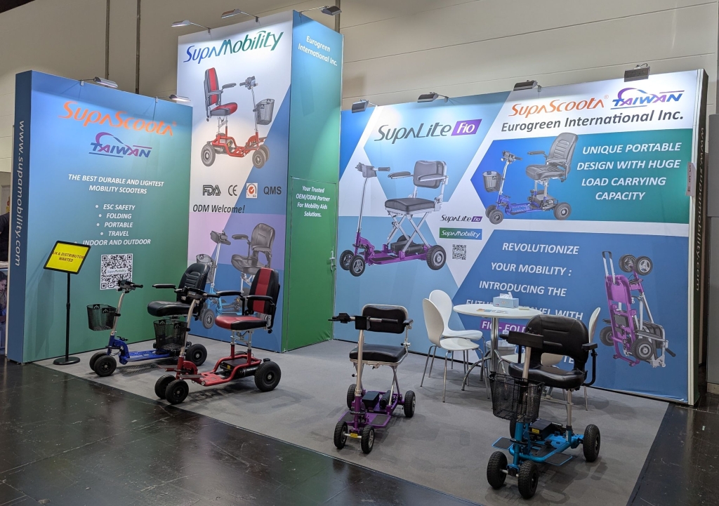 Eurogreen SupaMobility team at international medical exhibition REHACARE Germany
