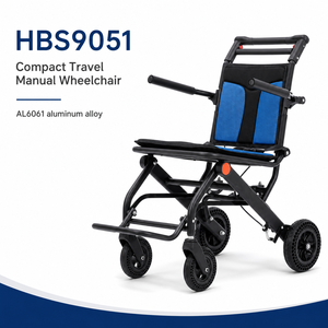 Customized Lightweight Aluminum Alloy Frame Manual Wheelchair Foldable