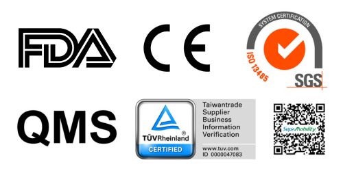 Eurogreen ISO 13485 FDA CE Certifications for Mobility Scooters