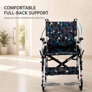 Medical Grade Aluminum Alloy Folding Wheelchair