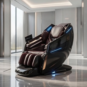 2026 Smart AI Voice 4D Massage Chair Zero Gravity Full Body Recliner With Airbags Foot And Calf Heating Bluetooth Home Chair