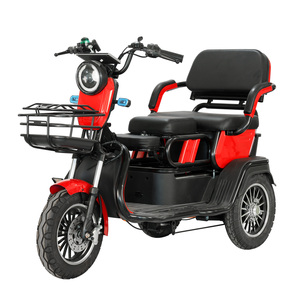Electric Tricycle Household Small Scooter Three-Seat Adjustable Electric Tricycle