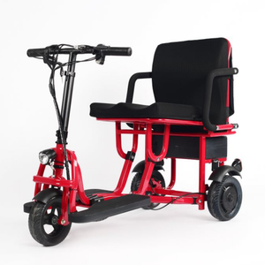 Disabled Person Using Three Wheels Luggage Foldable Electric Mobility Scooter