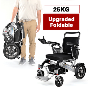 Lightweight Electric Wheelchairs Newest Foldable Joystick Wheelchairs