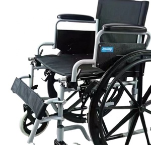 Hospital Furniture Steel Manual Foldable Wheelchair